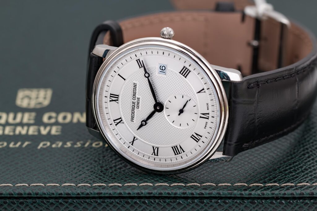 wristwatch, time, watch, jewelry, fashion, accessory, luxury, elegant, stylish, swiss precision, frederique constant, accuracy